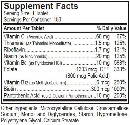 Dialyvite 800 Suplemento Multivitamínico para Pacientes en Diálisis, 180 Tabletas - imagen 3