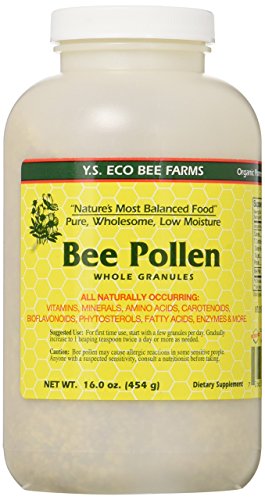 Polen de Abeja - Gránulos Granulares de Baja Humedad YS Eco Bee Farms 16 oz - imagen 5