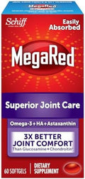 Suplemento MegaRed de Aceite de Kril Omega-3 de 353mg para el Cuidado de las Articulaciones con EPA/DHA, Antioxidantes y Ácido Hialurónico, 60 - imagen 1