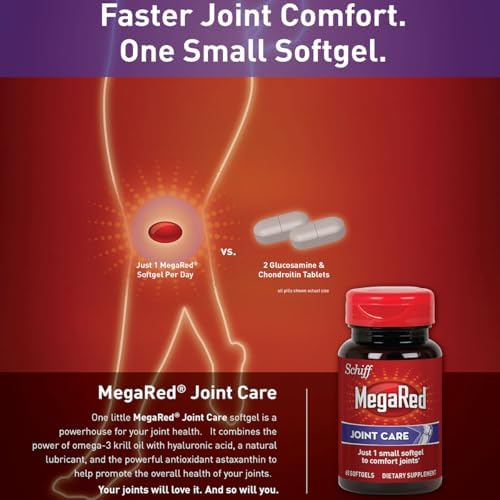 Suplemento MegaRed de Aceite de Kril Omega-3 de 353mg para el Cuidado de las Articulaciones con EPA/DHA, Antioxidantes y Ácido Hialurónico, 60 - imagen 7