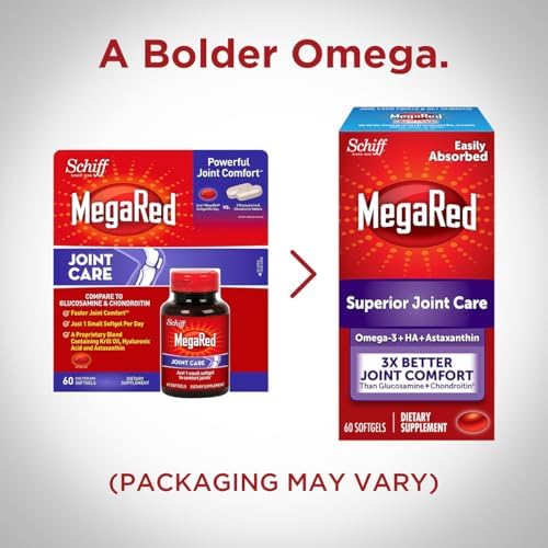Suplemento MegaRed de Aceite de Kril Omega-3 de 353mg para el Cuidado de las Articulaciones con EPA/DHA, Antioxidantes y Ácido Hialurónico, 60 - imagen 8