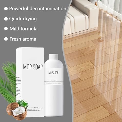Stray Poet 2 Piezas 2026 Nuevo Jabón para Mopas, Jabón para Limpiar Pisos, Jabón Multiusos para Limpieza del Hogar y Suministros de Baño y Cocina (2 - imagen 5