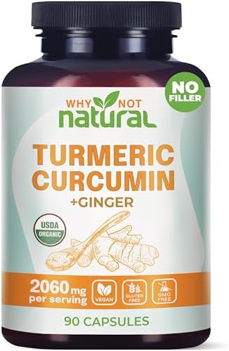 Suplemento Orgánico de Cúrcuma y Curcumina en Cápsulas con Jengibre y Pimienta Negra - Tumeric - imagen 1