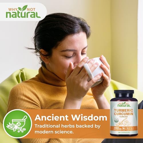 Suplemento Orgánico de Cúrcuma y Curcumina en Cápsulas con Jengibre y Pimienta Negra - Tumeric - imagen 5