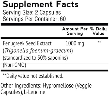 VitaMonk FenuTrax™ Extracto de Fenogreco - Suministro para 2 Meses - Más Potente que Testofen para Hombres - Apoyo para Crecimiento Muscular, Energía - imagen 2