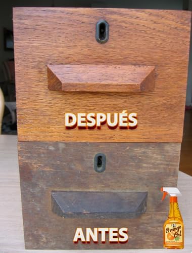 Limpiador y acondicionador de madera Howard Feed N Wax y aceite de naranja Howard, pulidor para muebles de madera y limpiador de teca - imagen 2