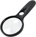 Lupa SeeZoom con Luz, Lente Grande 3X + Lente de Alta Potencia 12X, Lupa de Mano Iluminada para Lectura, Monedas y Joyería, Luz LED - imagen 1