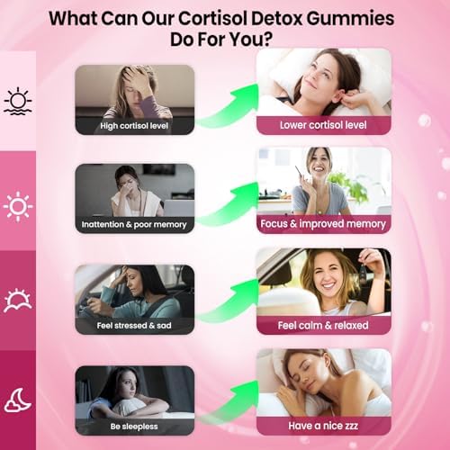 Gomitas Duwhot para Cortisol, Suplemento 15 en 1 para Mujeres con Ashwagandha, Magnesio y Folato, Apoyo Hormonal, Sin Azúcar, Veganas, 60 piezas - imagen 5