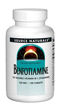 Benfotiamina de Source Naturals, Fuente Liposoluble de Vitamina B-1, 150 mg - 120 Tabletas - imagen 1