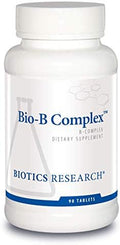 Biotics Research Bio B Complex Alta Potencia con Folato y Vitaminas B2, B6 y B12 para Energía, Salud Cardiovascular y Cerebral, 90 Tabletas - imagen 1