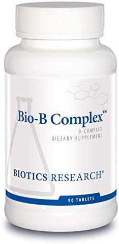 Biotics Research Bio B Complex Alta Potencia con Folato y Vitaminas B2, B6 y B12 para Energía, Salud Cardiovascular y Cerebral, 90 Tabletas - imagen 1
