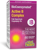 Natural Factors, Complejo B Activo BioCoenzimado, 60 Cápsulas (60 Porciones) - imagen 1