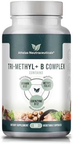 Tri-Methyl+ Complejo B Methylado - Suplemento de Vitaminas B Methyl para Soporte MTHFR con B12 Methylcobalamina, Adenosilcobalamina y Metilfolato - imagen 1