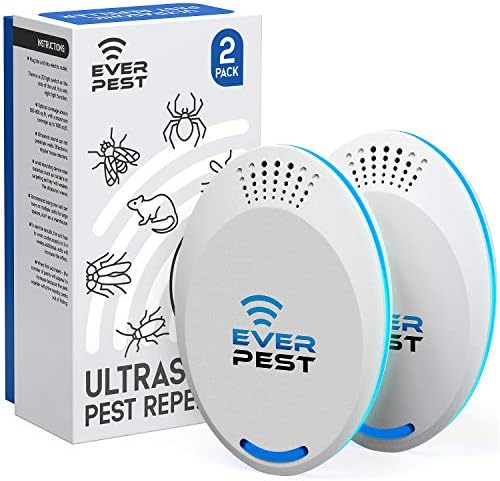 Repelente Ultrasónico de Plagas (Paquete de 2) - Para Pulgas, Ratas, Cucarachas, Mosquitos, Arañas, Escorpiones y Moscas de la Fruta - imagen 1