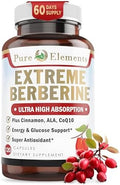Complejo Extreme Berberina 500mg con ALA, CoQ10, Cúrcuma, Canela, Melón Amargo, Hoja de Banaba, Panax Coreano, Jalea Real y 21 Hierbas para el - imagen 1