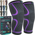 Faja de Compresión para Rodilla Modvel para Hombres y Mujeres, Paquete de 2, Soporte para Dolor de Rodilla, Ideal para Correr y Entrenamiento - imagen 1