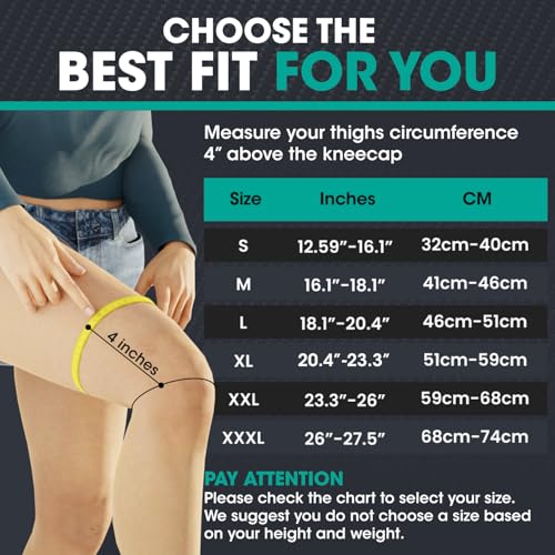 Faja de Compresión para Rodilla Modvel para Hombres y Mujeres, Paquete de 2, Soporte para Dolor de Rodilla, Ideal para Correr y Entrenamiento - imagen 5