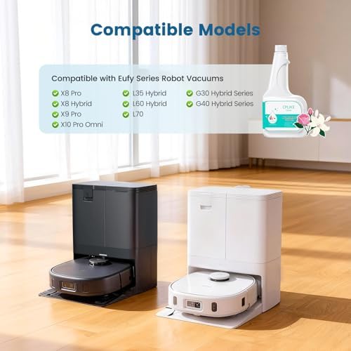 Solución de Limpieza CPLIKE Compatible con Aspiradoras Robot eufy Omni C20, X8 Pro, X10 Omni, G Series y L Series, 473 ml (2 Botellas) - imagen 2