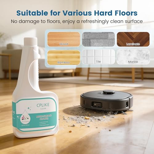 Solución de Limpieza CPLIKE Compatible con Aspiradoras Robot eufy Omni C20, X8 Pro, X10 Omni, G Series y L Series, 473 ml (2 Botellas) - imagen 5