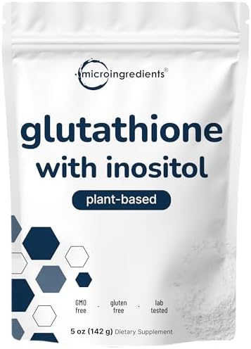 Suplemento de Glutatión, Polvo de Glutatión Reducido Puro con Inositol, 5 Onzas (Suministro para 9 Meses), Fórmula 2 en 1, Potentes Ingredientes - imagen 1