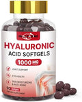 Suplementos de Ácido Hialurónico HEALOADING 1000mg en Softgels: Suplementos para Articulaciones y Piel, Hidratación No GMO y Sin Gluten - imagen 1