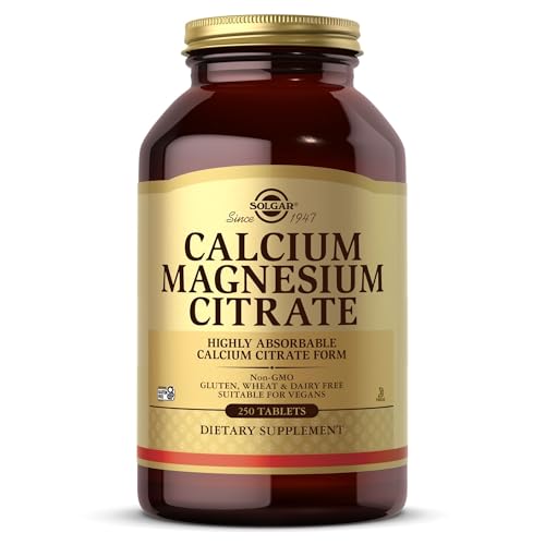 Solgar Citrato de Calcio y Magnesio, 250 Tabletas - Apoya Huesos y Dientes Saludables - Soporte Musculoesquelético y Nervioso - Alta Absorción - No - imagen 2