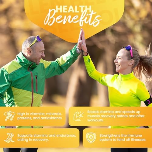 HONEYBEEZONE – Gránulos de Polen de Abeja 100% Puro en 60 Cápsulas Veganas – Alto en Complejo B para Metabolismo y Energía - Sin Gluten y No - imagen 5