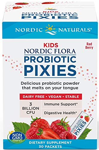 Polvo Probiotico Rápido para Niños Nordic Naturals, Sabor Frutas Mixtas - 30 Paquetes - 3 Mil Millones de CFU - Bienestar Digestivo y Apoyo - imagen 4