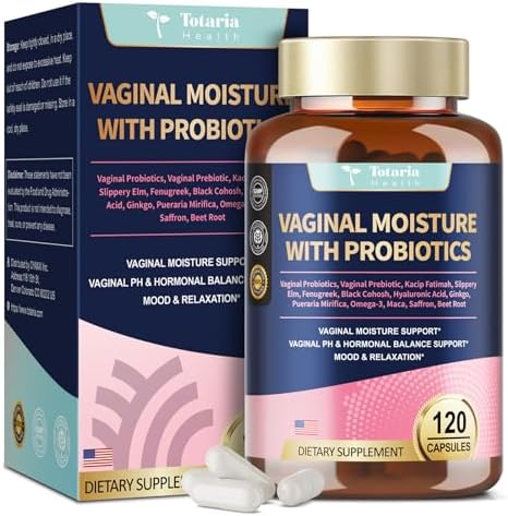 Probióticos Vaginales para Mujeres - Hidratante Vaginal 30 en 1 con Almidón de Malvavisco, Ácido Hialurónico y Fenogreco - 120 Cápsulas - imagen 1