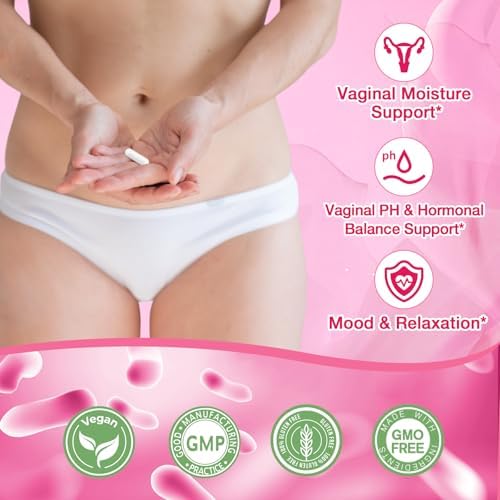 Probióticos Vaginales para Mujeres - Hidratante Vaginal 30 en 1 con Almidón de Malvavisco, Ácido Hialurónico y Fenogreco - 120 Cápsulas - imagen 4