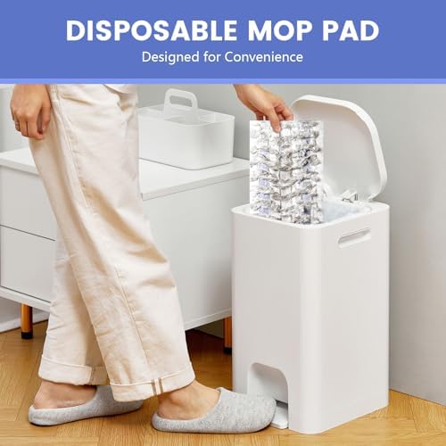 Paquete de 60 Almohadillas Desechables de Microfibra para Mopas Bona | Almohadillas de Repuesto Resistentes Compatibles con Mopas Planas de 15-18 - imagen 6
