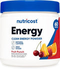 Nutricost Complejo Energético (Sabor Fruta) (60 Porciones) - Polvo de Energía Limpia, Suplemento Dietético de 300g - imagen 1