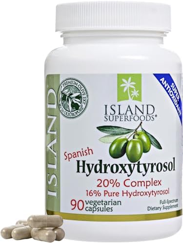 Island Nutrition, Extracto de Aceituna Hydroxytyrosol Complejo™ al 20% - Super Potente, 100% Cultivado y Extraído en España. 90 Cápsulas, 100 mg - imagen 1