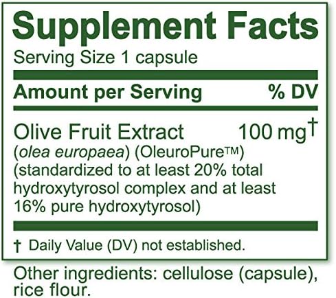 Island Nutrition, Extracto de Aceituna Hydroxytyrosol Complejo™ al 20% - Super Potente, 100% Cultivado y Extraído en España. 90 Cápsulas, 100 mg - imagen 4