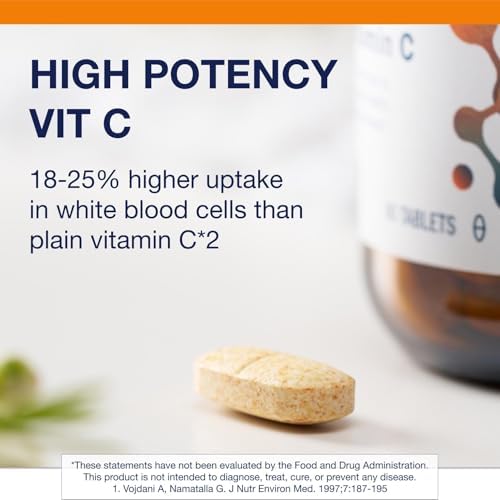 Metagenics Ultra Potent-C 500 - Suplemento de Vitamina C Buffered para Apoyo Inmunológico, Defensa Antioxidante y Formación de Colágeno - Suave, - imagen 3