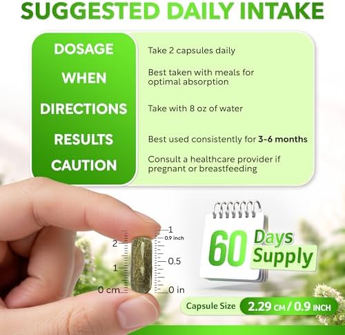 Cápsulas Orgánicas de Hierbabuena Dalnara 1200 mg - Certificadas por USDA, Apoyo a la Salud Femenina, Balance Hormonal y Vitalidad Digestiva, - imagen 6