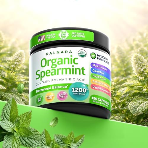 Cápsulas Orgánicas de Hierbabuena Dalnara 1200 mg - Certificadas por USDA, Apoyo a la Salud Femenina, Balance Hormonal y Vitalidad Digestiva, - imagen 8