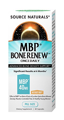 Source Naturals MBP Bone Renew, Proteína de Leche para Soporte Avanzado de Densidad - 60 Cápsulas - imagen 1