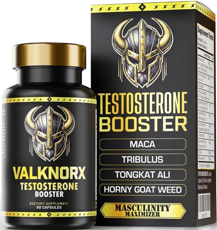 Suplemento de Testosterona VALKNORX para Hombres Primal Viking (Pruebas de Terceros) - Maca, Hierba de Cabra, Tongkat Ali, Tribulus - Aumenta Libido - imagen 1