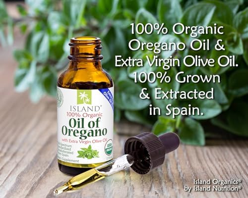 Island Nutrition, Gotas Líquidas de Aceite de Orégano Orgánico (30 ml) - Mezcla de Aceite de Orégano y Aceite de Oliva, Cultivado en España. - imagen 2