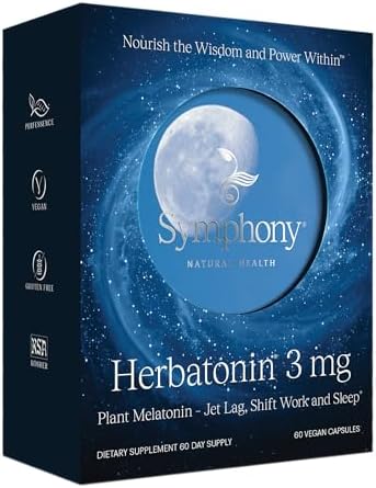Herbatonin® 3mg - Melatonina Natural de Plantas para el Sueño, Reloj Biológico y Ritmo Circadiano, 60 Cápsulas Veganas - imagen 1