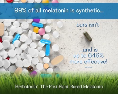 Herbatonin® 3mg - Melatonina Natural de Plantas para el Sueño, Reloj Biológico y Ritmo Circadiano, 60 Cápsulas Veganas - imagen 6