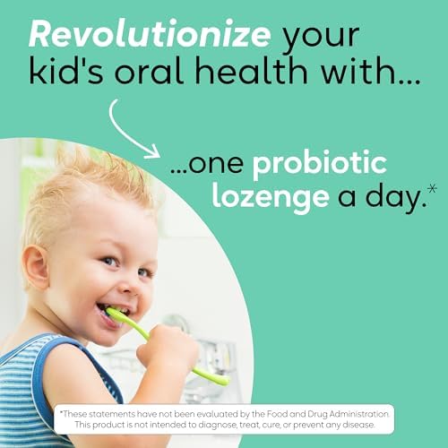 BioGaia Prodentis Kids | Probióticos Dentales para Niños | Promueve la Salud Oral y Digestiva | 30 Pastillas de Manzana | 1 Paquete - imagen 3