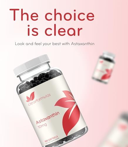 Suplemento de Astaxantina a Base de Algas - Liberación Rápida 10mg Non-GMO, Antioxidante Potente para Piel, Inmunidad y Salud Ocular - Fabricado en - imagen 7