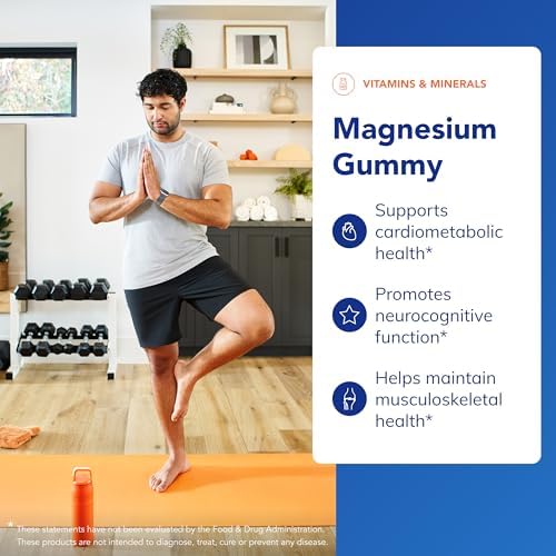 Gomitas de Magnesio Pure Encapsulations - Citrato de Magnesio - Apoya la Salud Cardiaca y Relajación - Veganas y <0.5g de Azúcar por Goma - 60 Gomitas - imagen 3