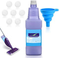 Botella de Reemplazo Recargable para Mopa Swiffer® Wet Jet™, 1250ml / 42 oz, Vacía, Antifugas, Botella de Recarga de Solución de Limpieza con 7 Gomas - imagen 1