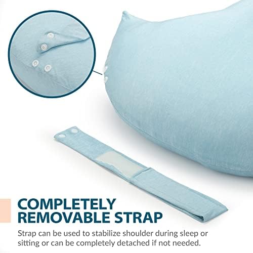 Almohada para Postoperatorio de Hombro Allersoft | Alivio para Dolor de Hombro o Hombro Congelado | Tela Fresca que Reduce Sudoración - imagen 8
