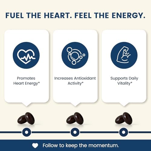 NUISM CoQ10 600mg Softgels, Suplemento de Ubiquinol Q10, Máxima Absorción de Antioxidantes para la Salud del Corazón y Energía - imagen 7
