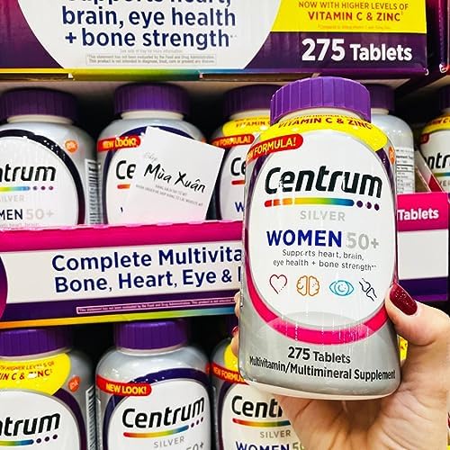 Centrum Silver Mujeres 50+ Multivitamínico y Multimineral 275 Tabletas - imagen 5