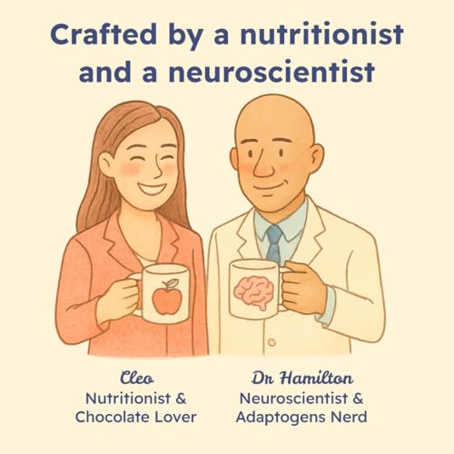 Cocoa para Dormir Brainoa para Amantes del Chocolate – Con Magnesio Glicinato, Ashwagandha, Hongo Reishi y L-Theanina – Bebida para Dormir Sin - imagen 4